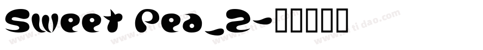 Sweet Pea_2字体转换